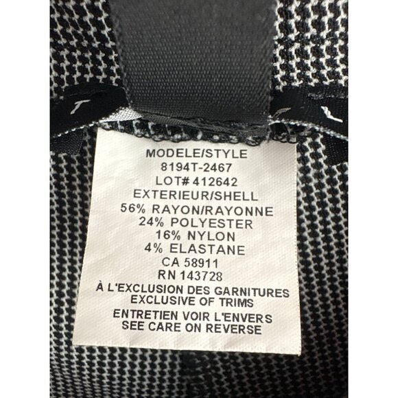 Tribal Womens Pinstriped Ankle Pants Size 4 Canada Rayon/Polyester/Nylon/Elastan - Picture 3 of 5